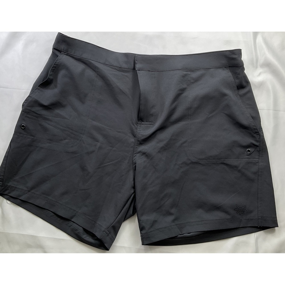UV Skinz Size 2XL Men's Gray UPF 50 Swimming Shorts Swimwear 44